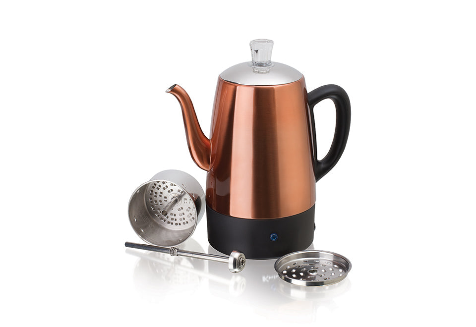Cafetera de percolador de 8 tazas