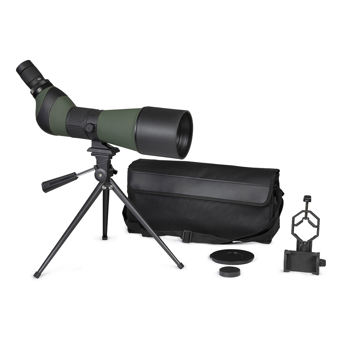 Telescopio terrestre 20x-60x con adaptador para smartphone