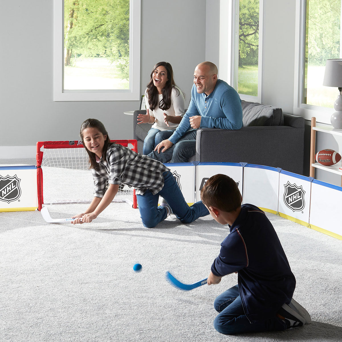 Media pista de hockey NHL