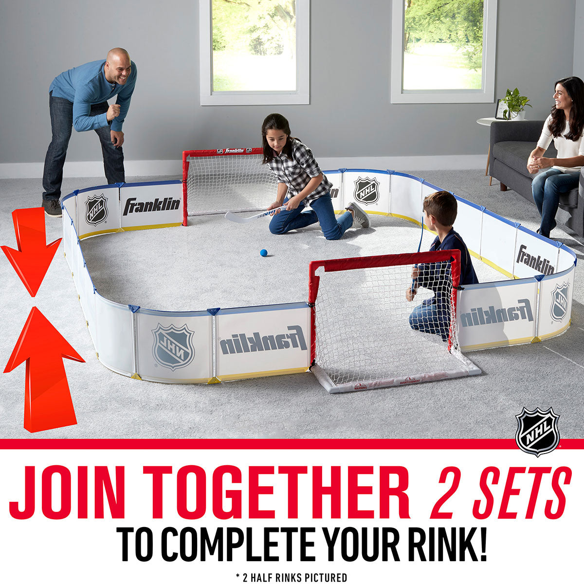 Media pista de hockey NHL