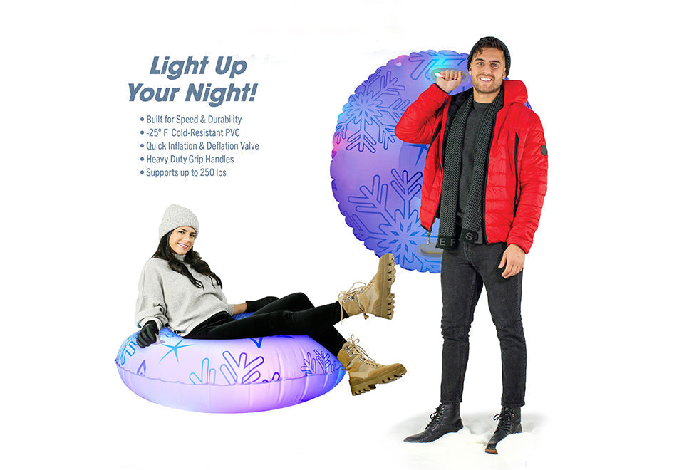 Verlichte LED-sneeuwvlok-sneeuwband