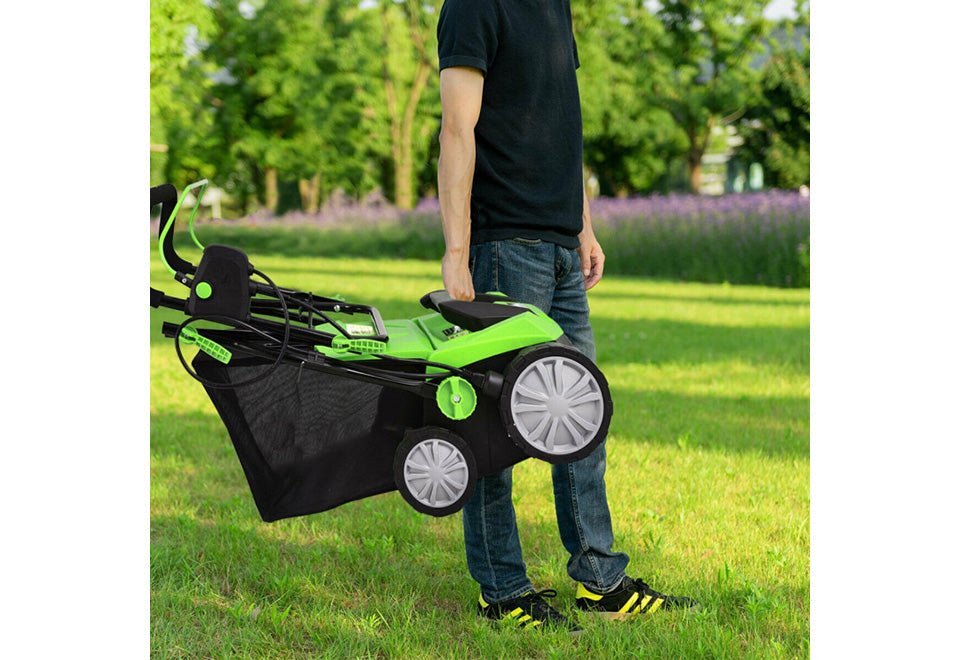 Elektrischer Rasenlüfter mit Kabel, 38 cm