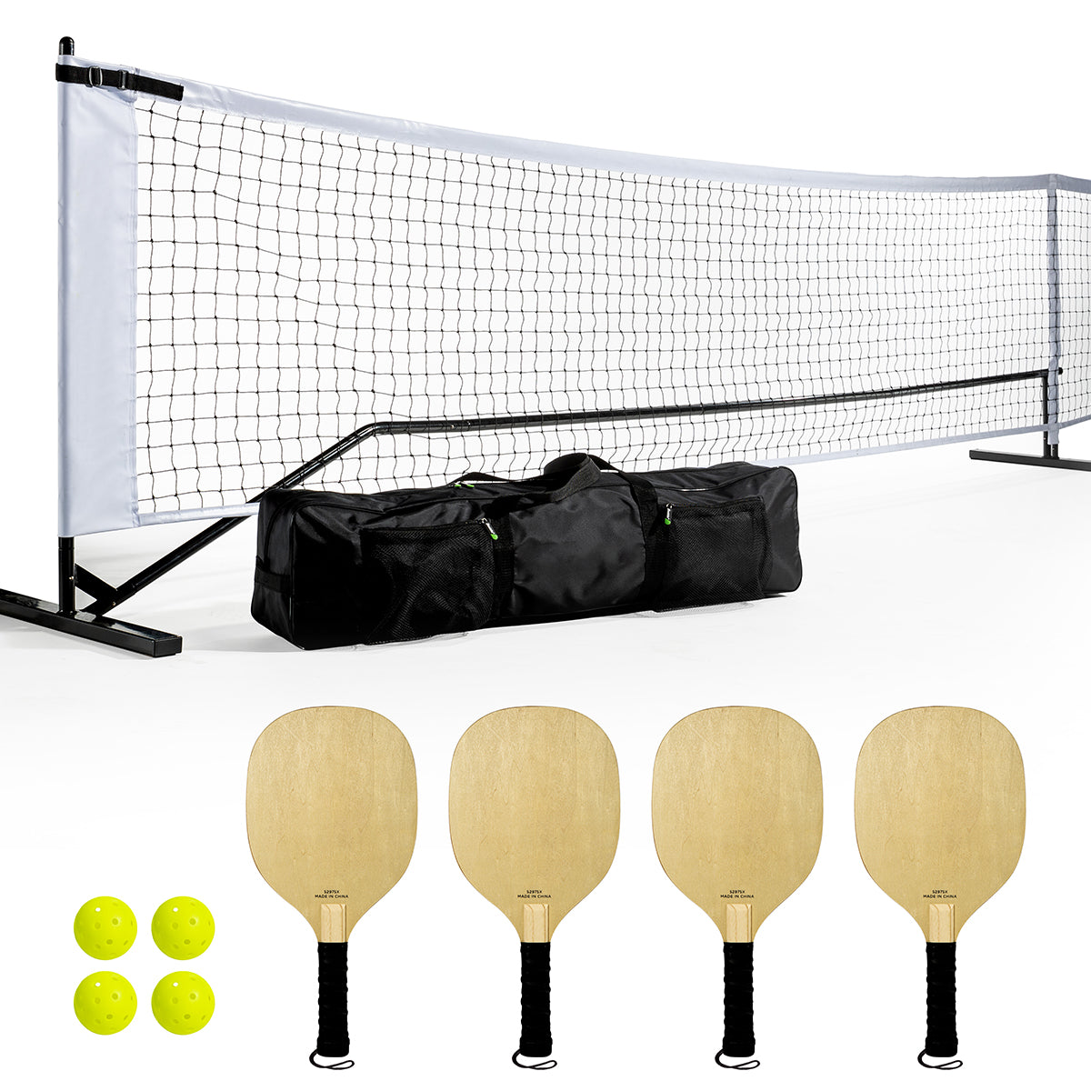 Officiële pickleballnetset (reglementaire afmetingen)