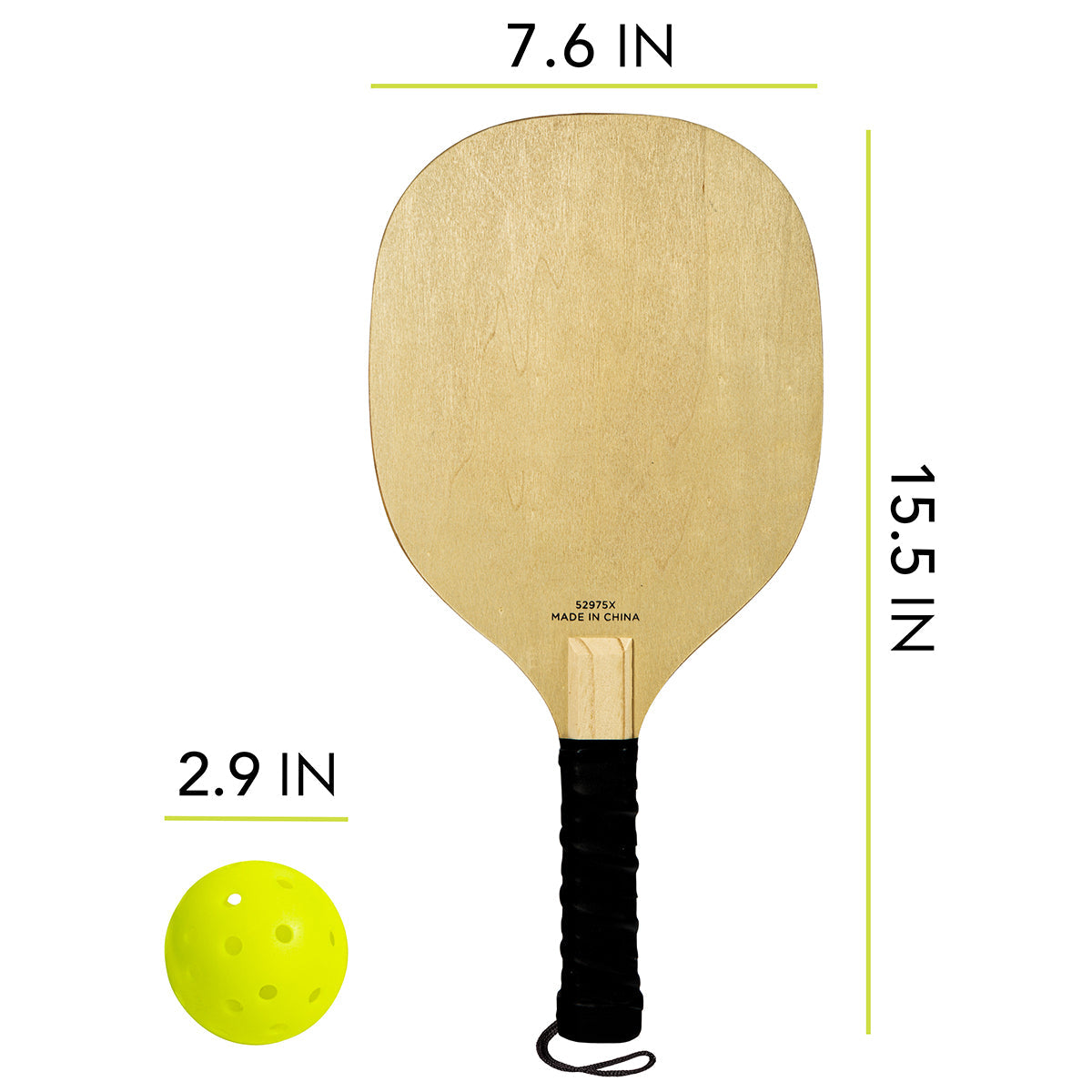 Officiële pickleballnetset (reglementaire afmetingen)