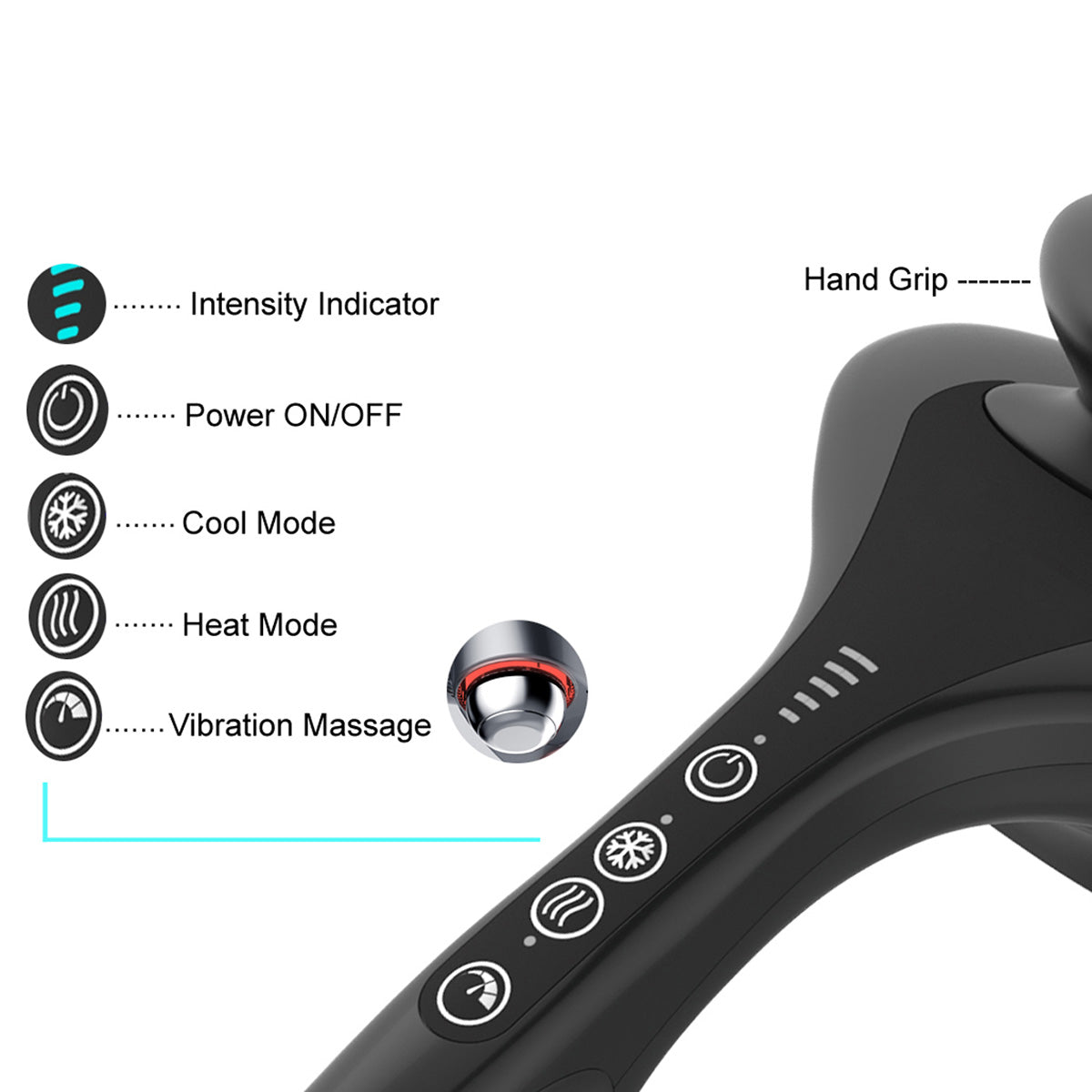 Bionic-Point Wärme- und Kälte-Perkussionsmassagegerät