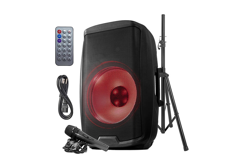 Altavoz LED sincronizado con el ritmo con soporte