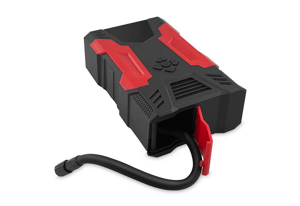 Jumpstarter met luchtcompressor