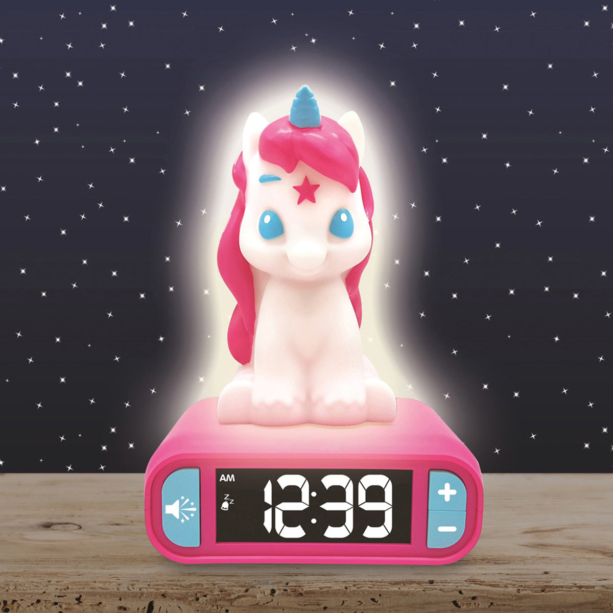 Digitaler Einhorn-Wecker mit Nachtlicht