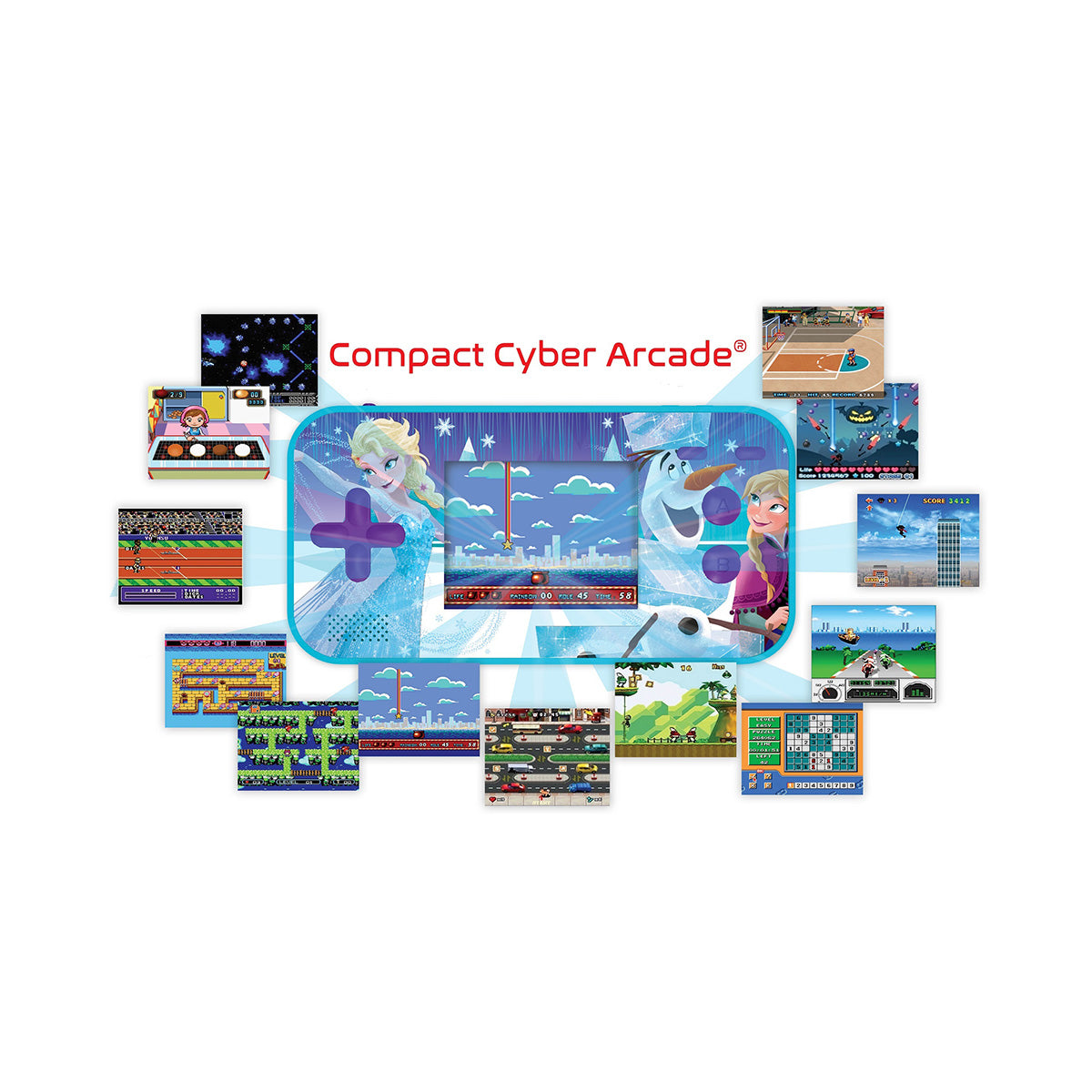 Disney Die Eiskönigin Pocket Cyber Arcade mit 150 Spielen