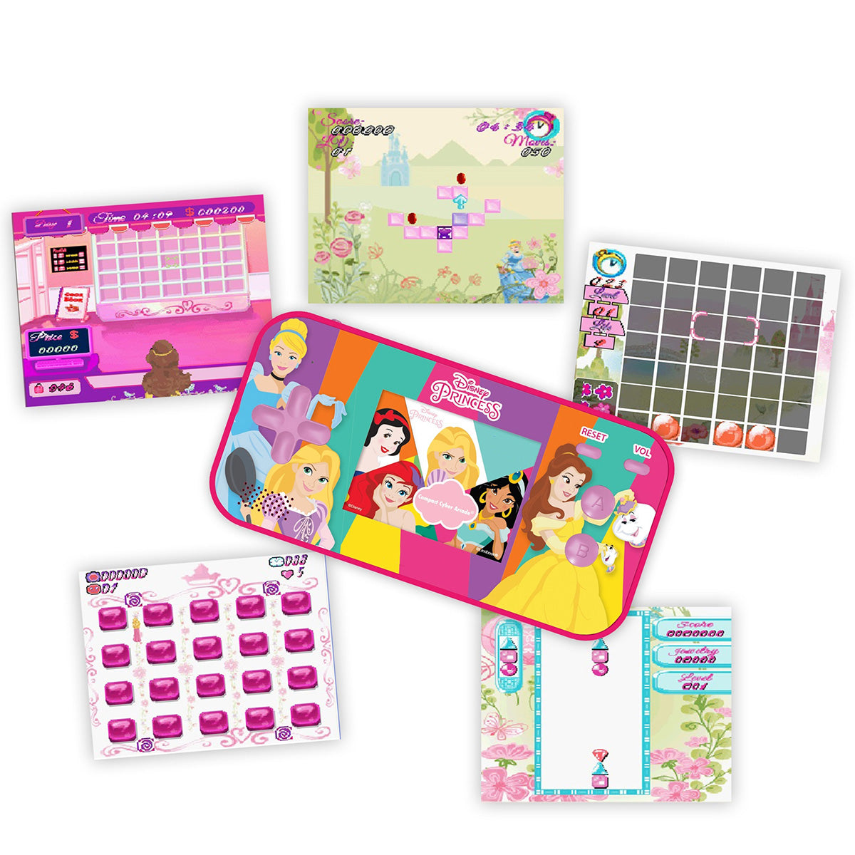 Arcade de bolsillo Disney Princess con 150 juegos