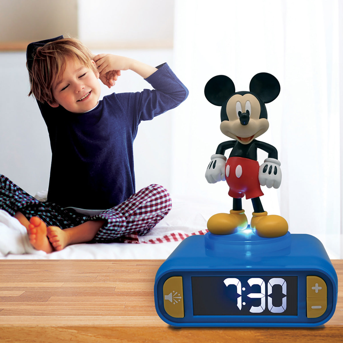 Mickey Digital Alarm Clock with Nightlight