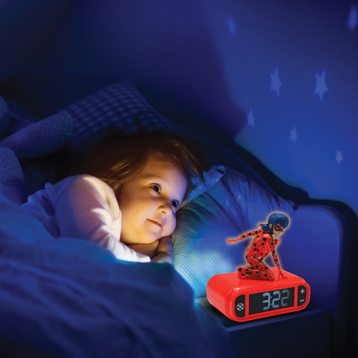 Miraculous Ladybug Digitaler Wecker mit Nachtlicht
