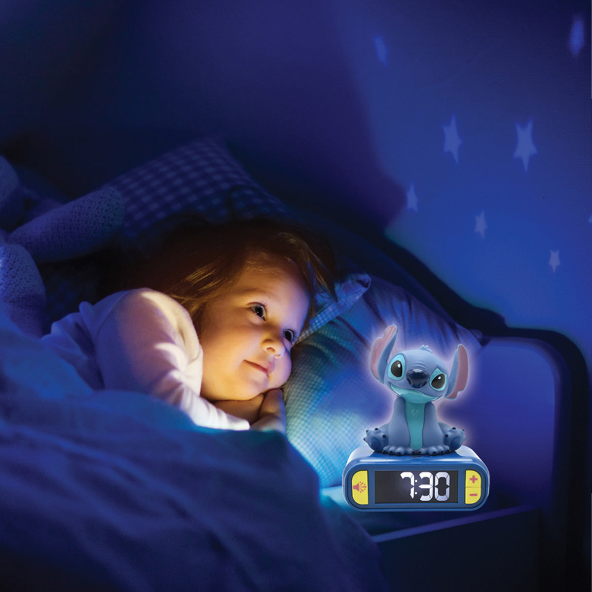 Disney Stitch Digitale Wekker met Nachtlampje