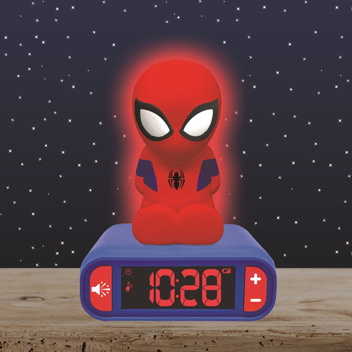 Spider-Man Digitalwecker mit Nachtlicht
