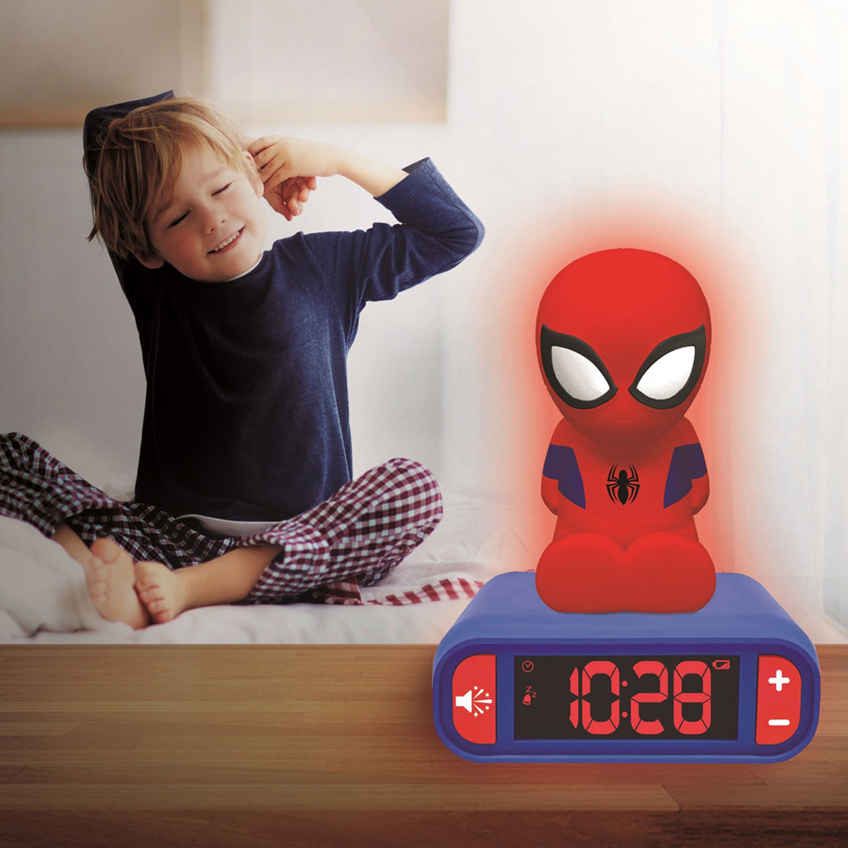 Spider-Man Digitalwecker mit Nachtlicht