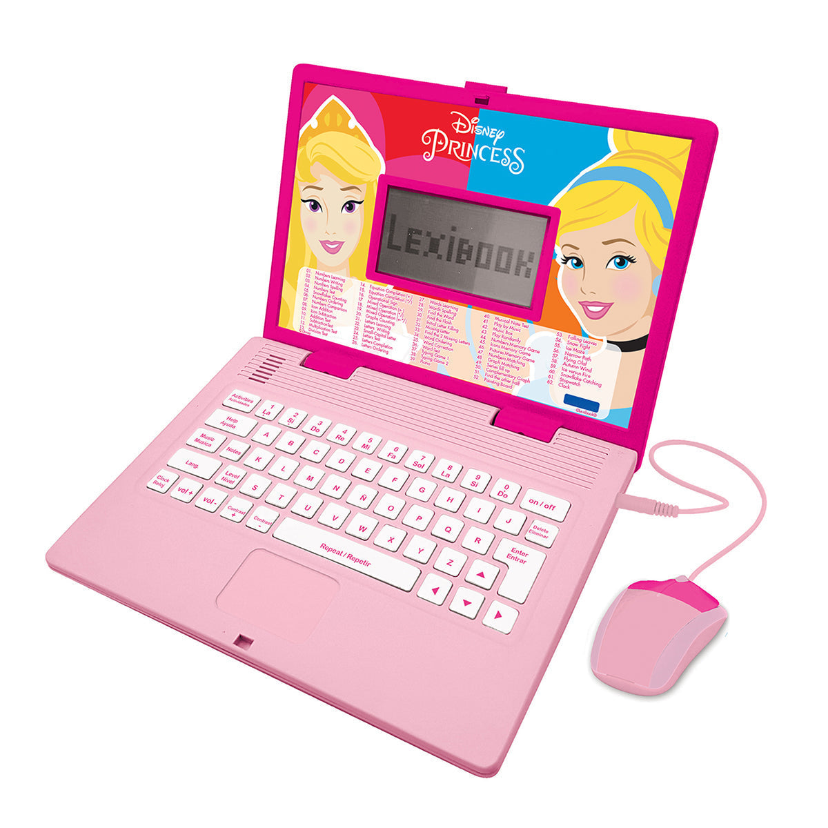 Zweisprachiger pädagogischer Lerncomputer Disney-Prinzessinnen