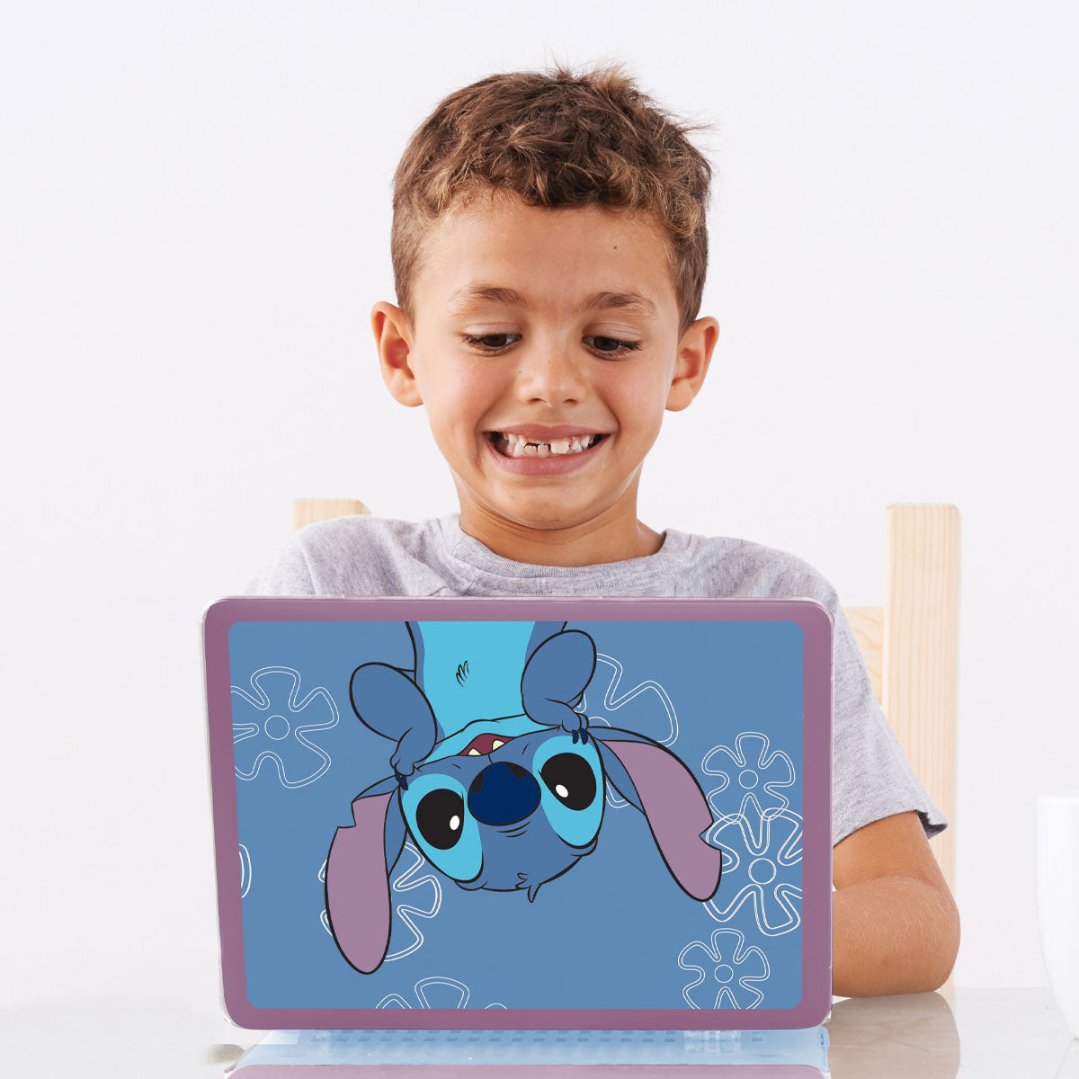 Disney Stitch Bilingual Talking Educational Laptop