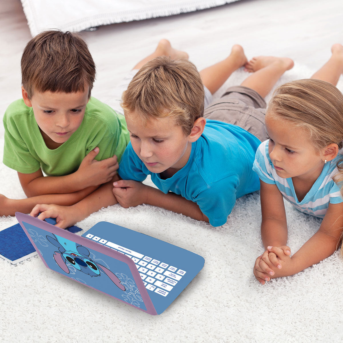 Disney Stitch Bilingual Talking Educational Laptop