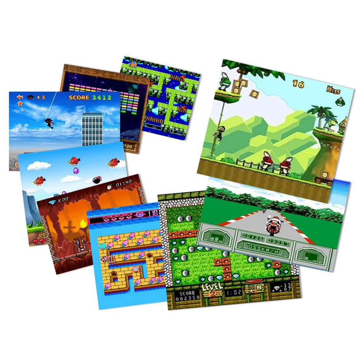 Retro-TV-Spielkonsole mit 300 Spielen