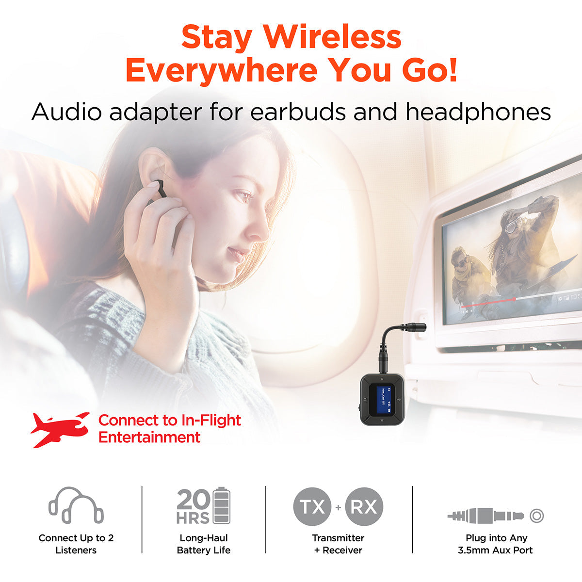 Bluetooth-Kopfhöreradapter und -Empfänger