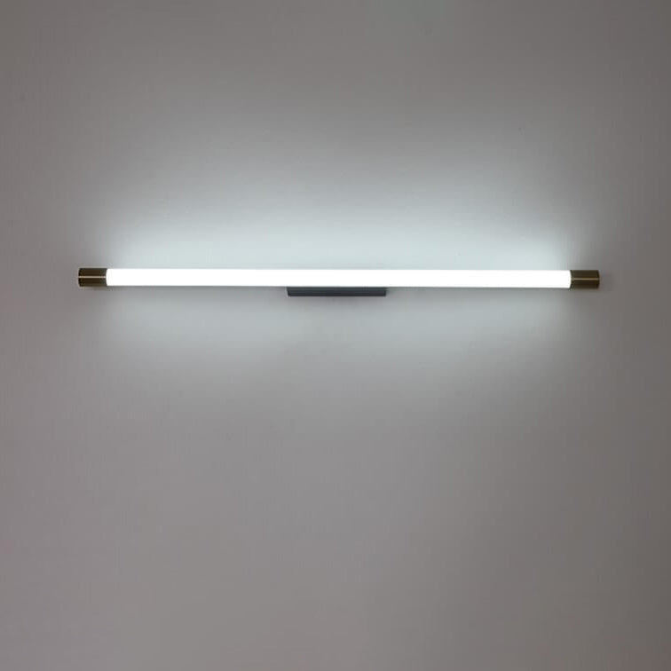 LED-Waschtischleuchte Aluminium 150 cm Schwarz-Gold für Badezimmer Schlafzimmer Flur über dem Spiegel Lineare Wandleuchte Festanschluss 120V-240V | Thomler