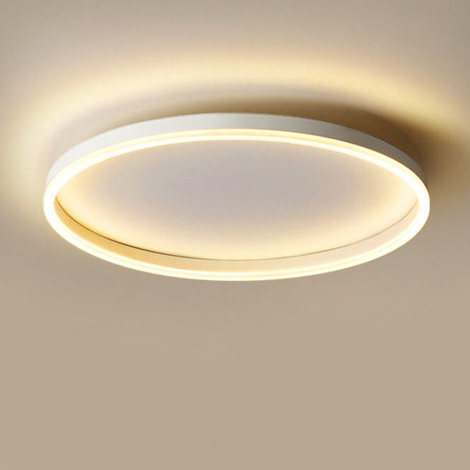 20 in Dimmable LED Ceiling Light with Remote Iron & Acrylic Fixture for Bedrooms Hallways Living Rooms Modern Low-Profile Design | Thomler