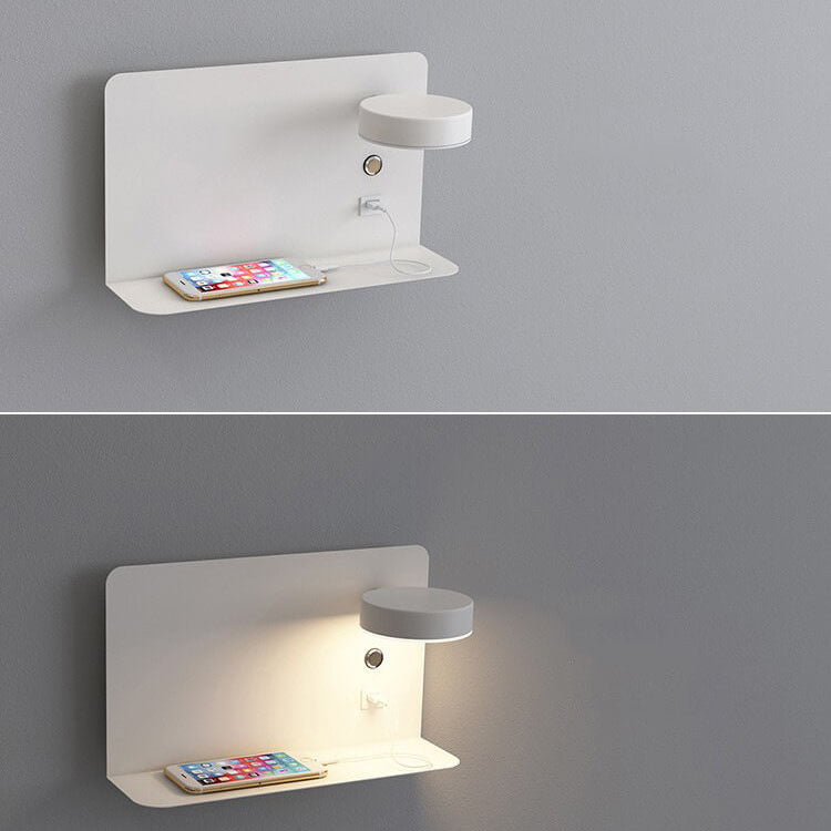 LED Wall Sconce 13 in Iron Acrylic Fixture Bedroom Bedside Hardwired Ambient Lighting Reading Task Lamp Hallway 12W 1200 Lumen Contemporary | Thomler