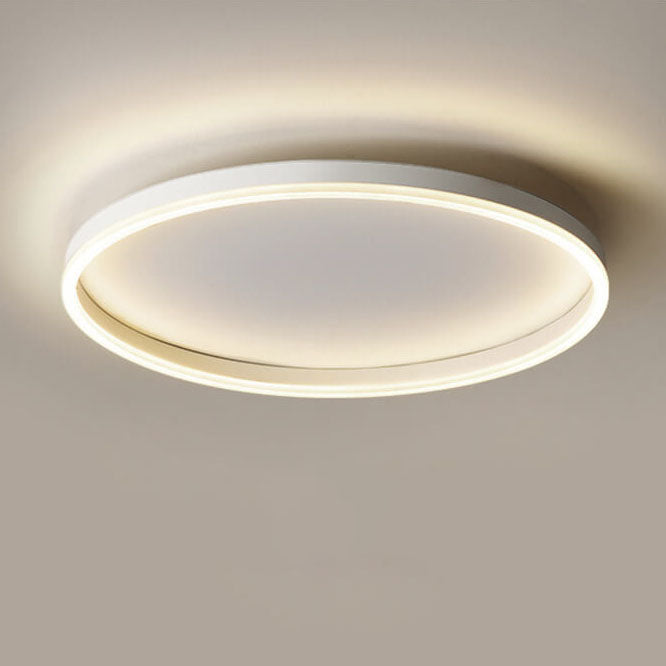 20 in Dimmable LED Ceiling Light with Remote Iron & Acrylic Fixture for Bedrooms Hallways Living Rooms Modern Low-Profile Design | Thomler