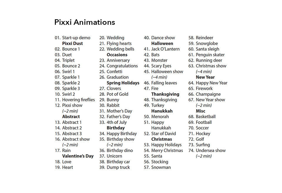 Animationslaserprojektor