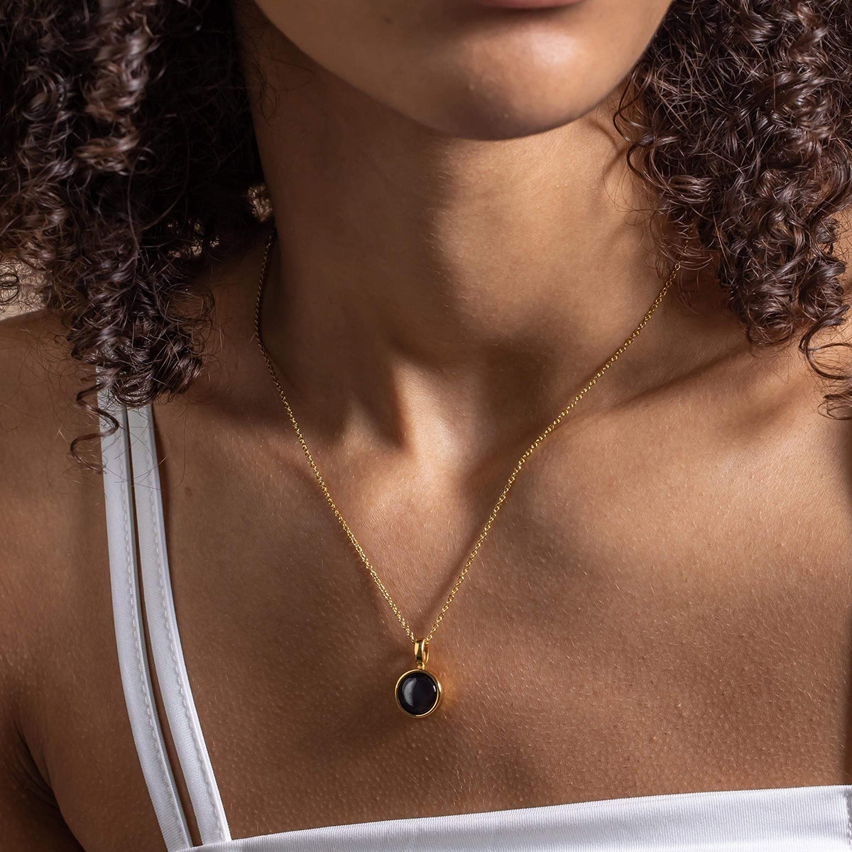 Personalized Engraved Choose Your Moon Phase Sky Light Necklace
