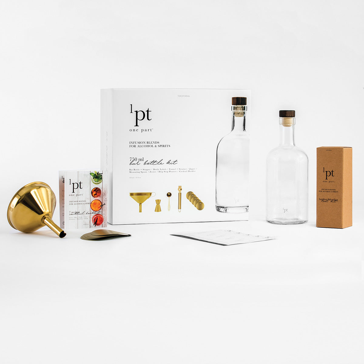 Kit de infusión para botellas de coctelería