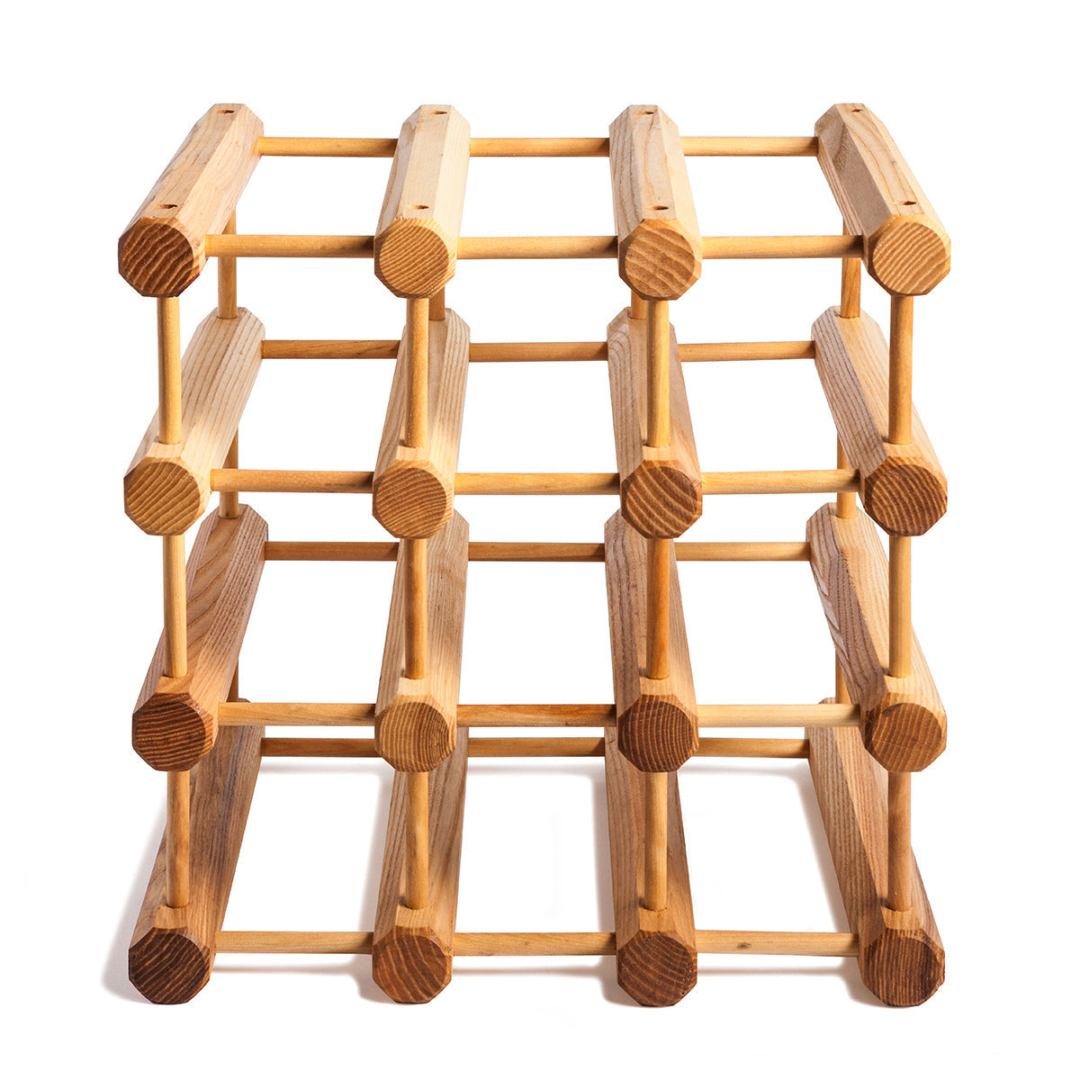 Modulares Weinregal für 12 Flaschen