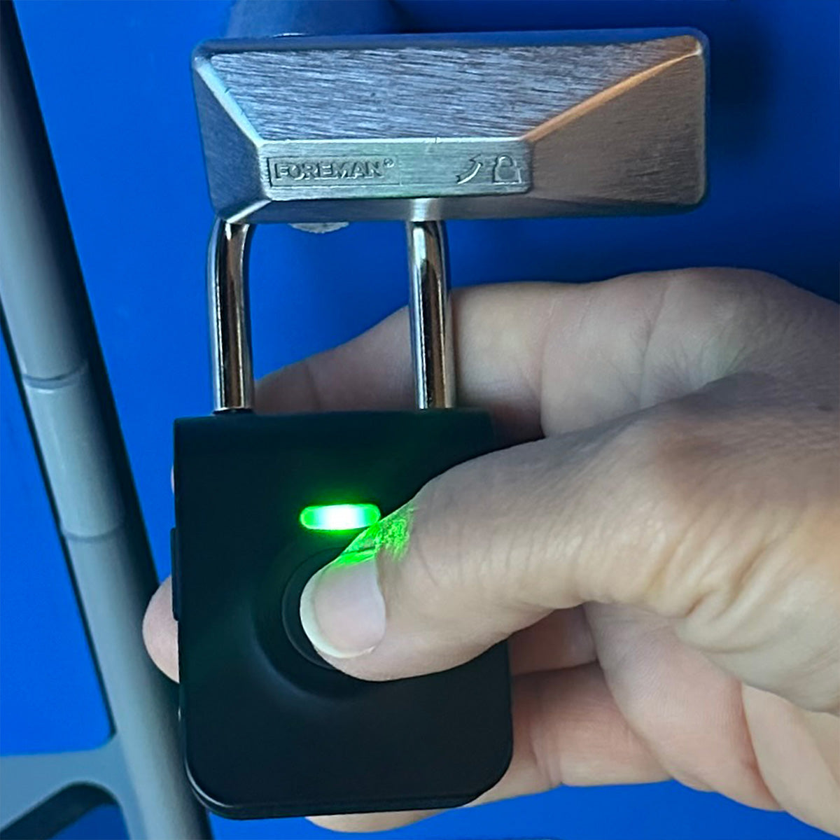 Vingerafdruk-hangslot