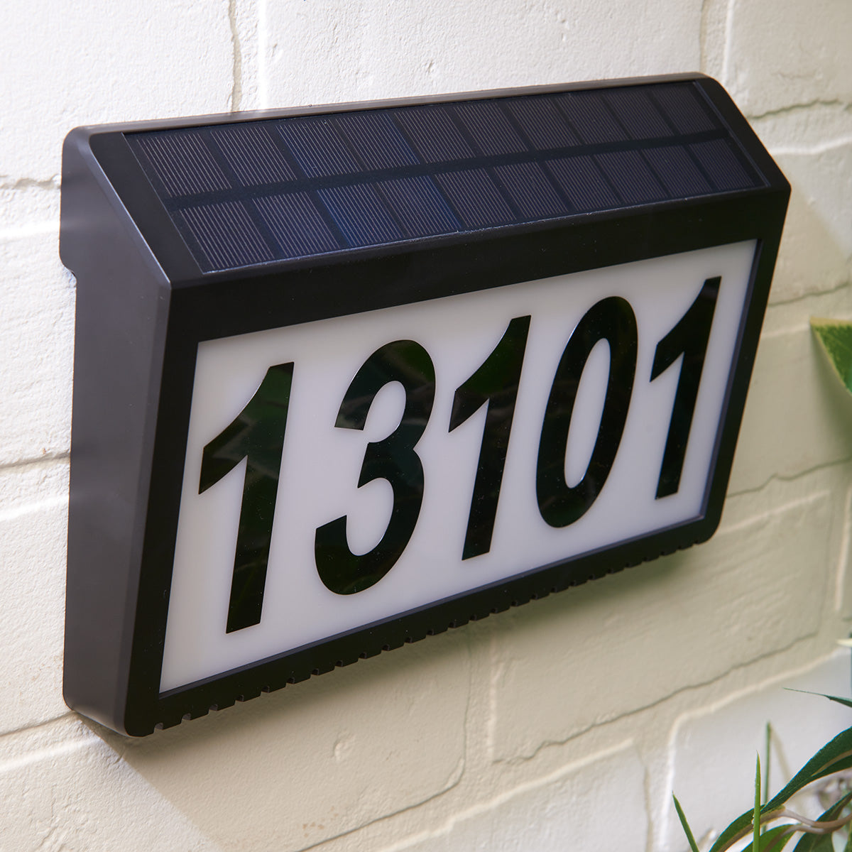Solar Powered Address Sign