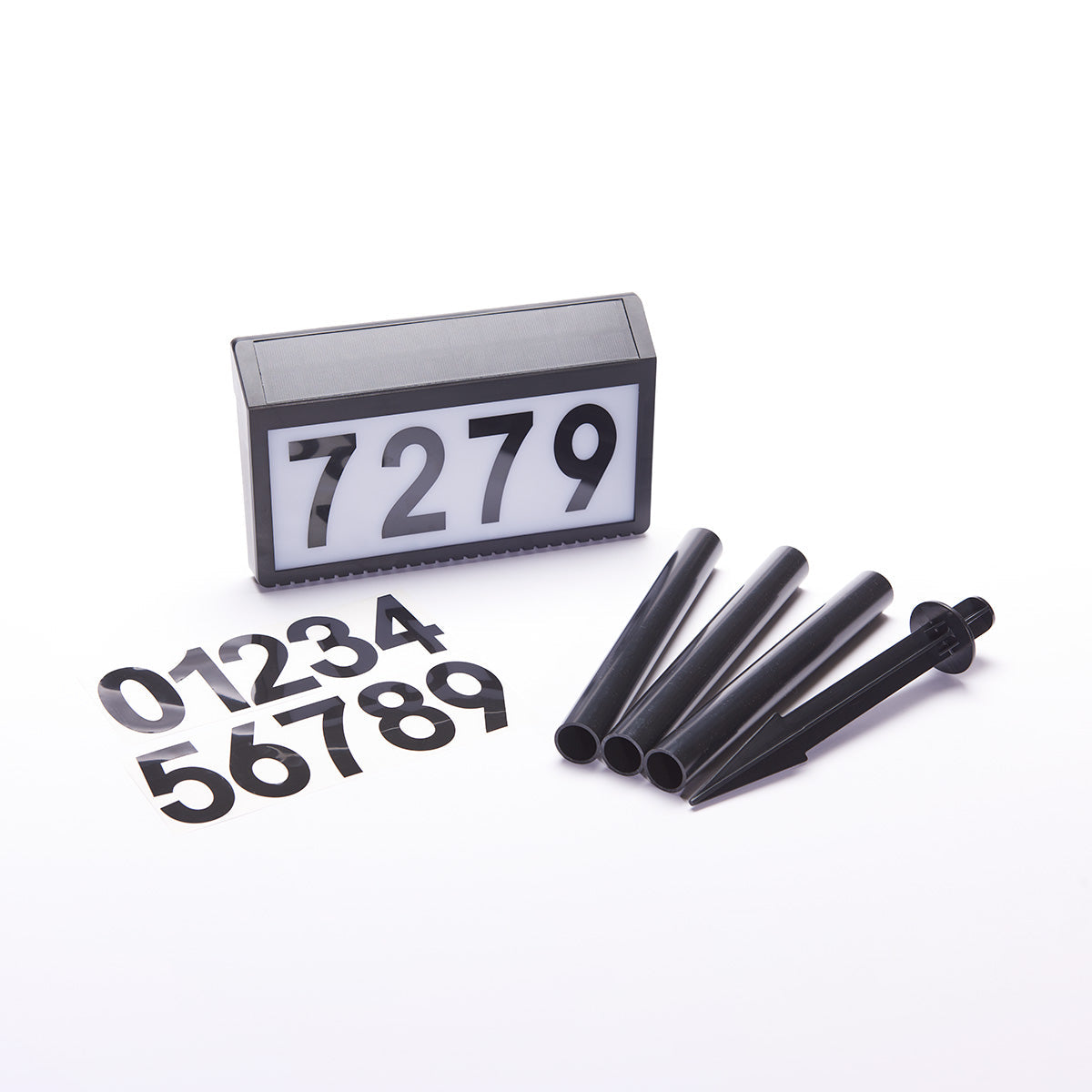 Solar Powered Address Sign