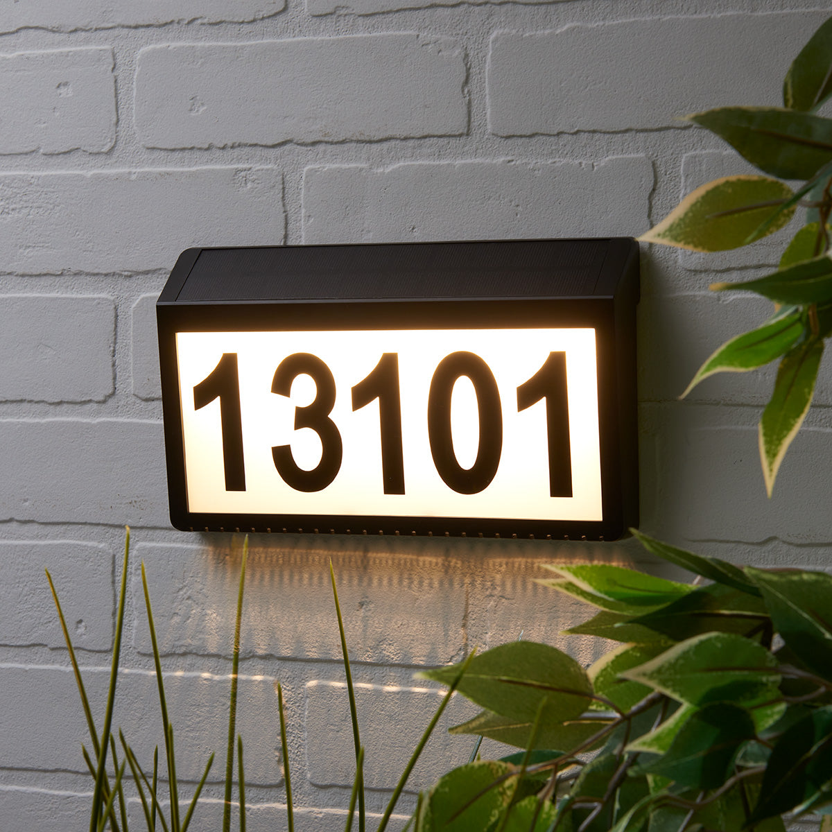 Solar Powered Address Sign