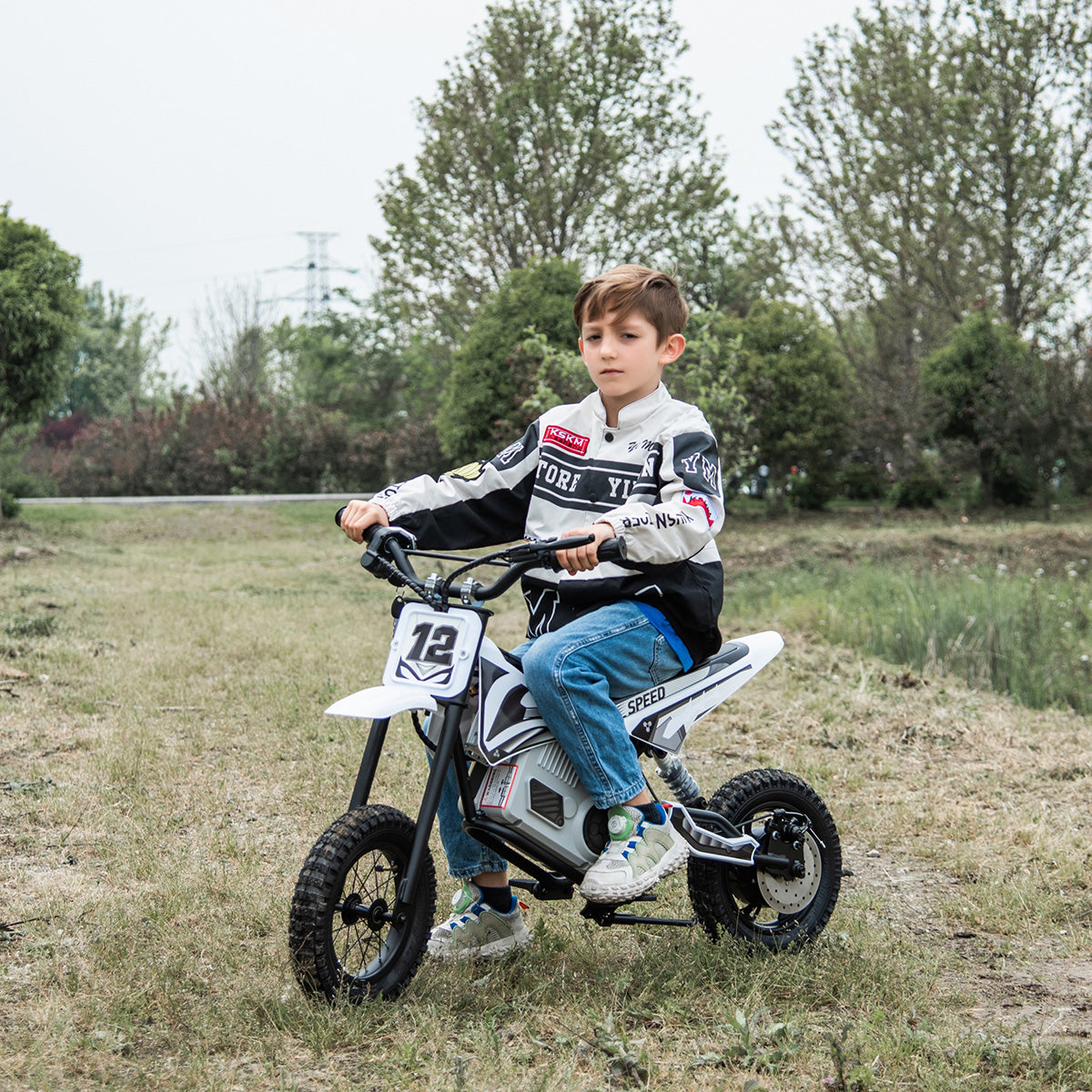 36V E-Dirt Bike with Brushless Motor
