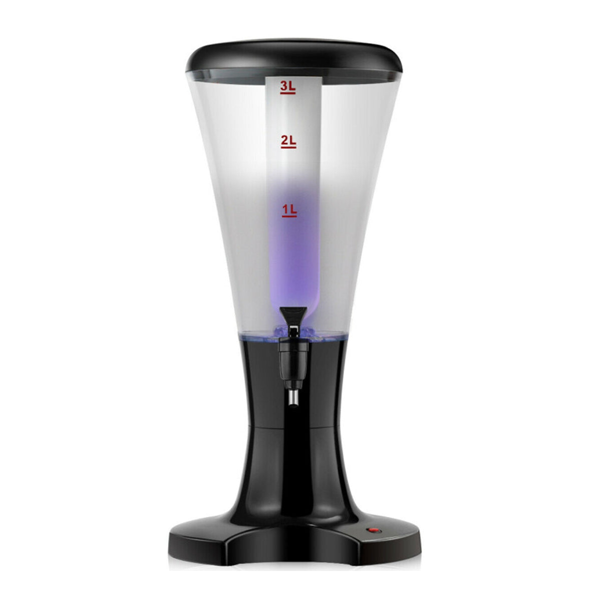 Bier-Zapfsäule mit LED-Beleuchtung (2er-Set)