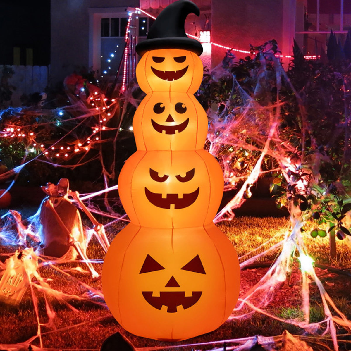 8' Opblaasbare Halloween-pompoentoren