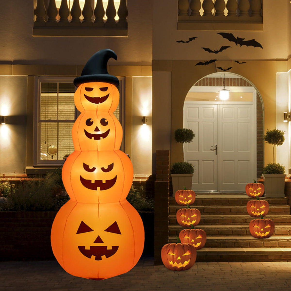 8' Opblaasbare Halloween-pompoentoren