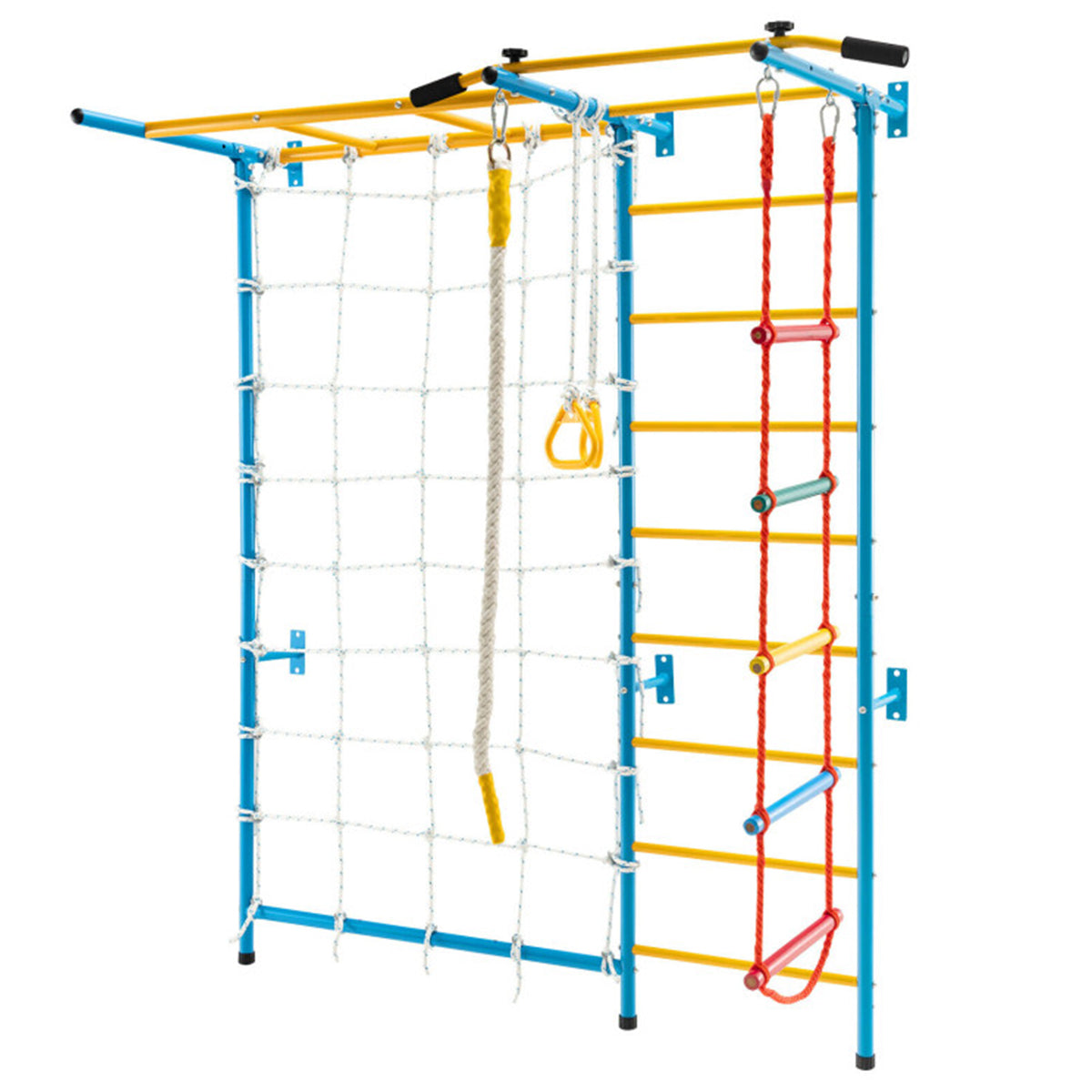 7-in-1 Kinder-Sprossenwand-Set für den Innenbereich