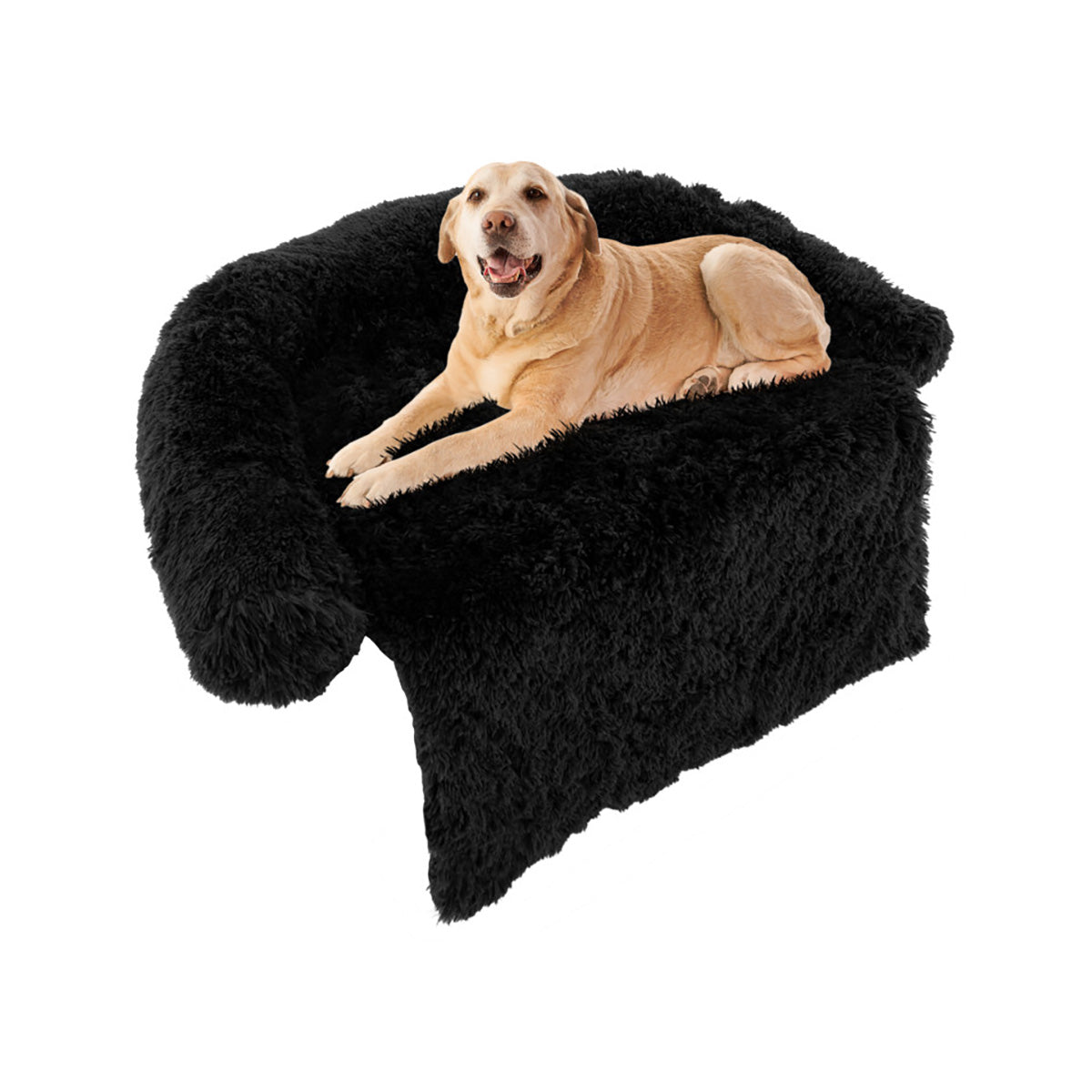 Cama sofá relajante para perros con base antideslizante