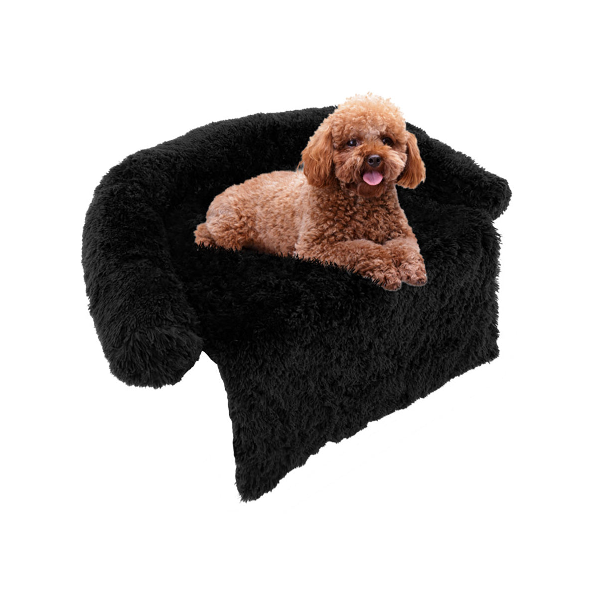 Cama sofá relajante para perros con base antideslizante
