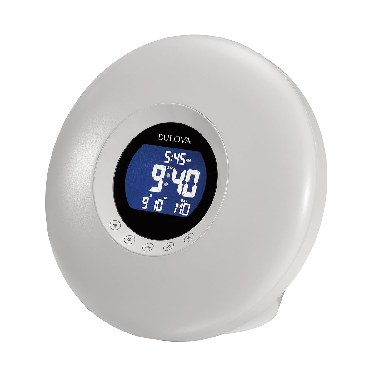 Reloj despertador de mesa LED Bulova Multi-Wake