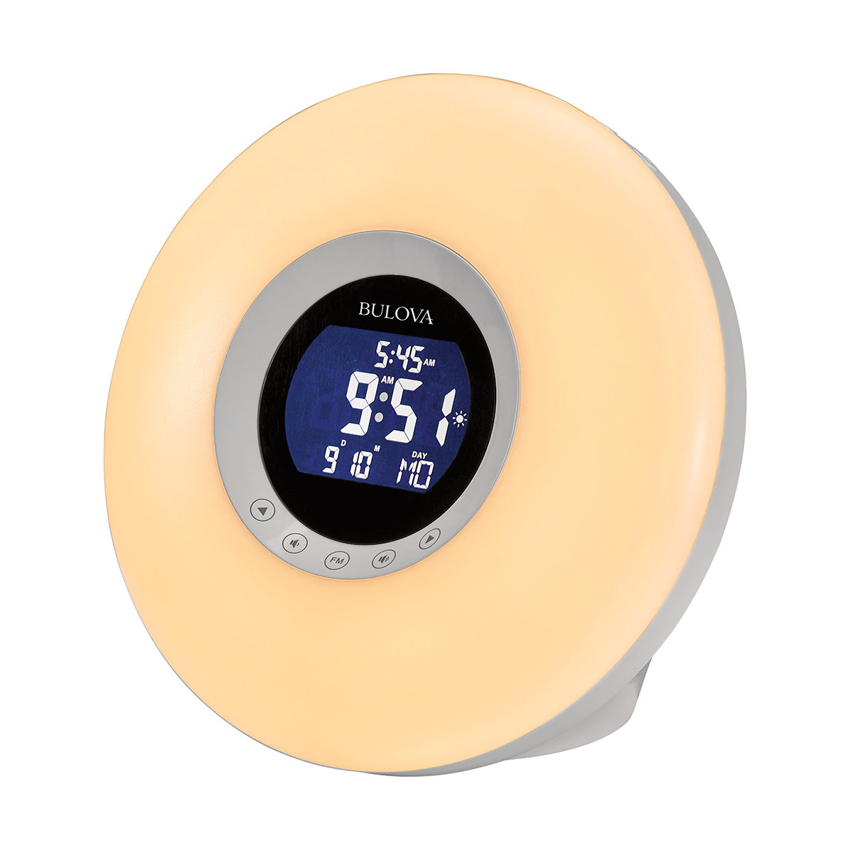 Reloj despertador de mesa LED Bulova Multi-Wake