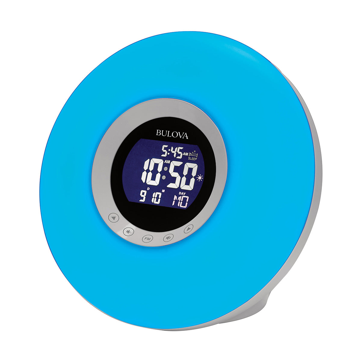 Reloj despertador de mesa LED Bulova Multi-Wake