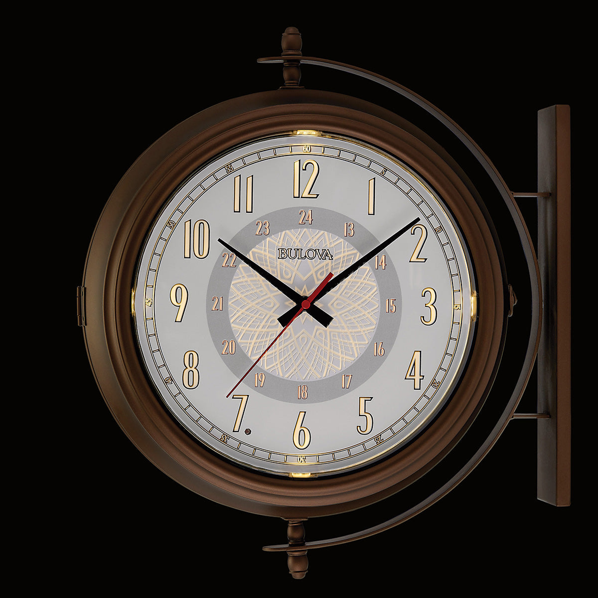 Bulova Town Crier dubbelzijdige buitenklok