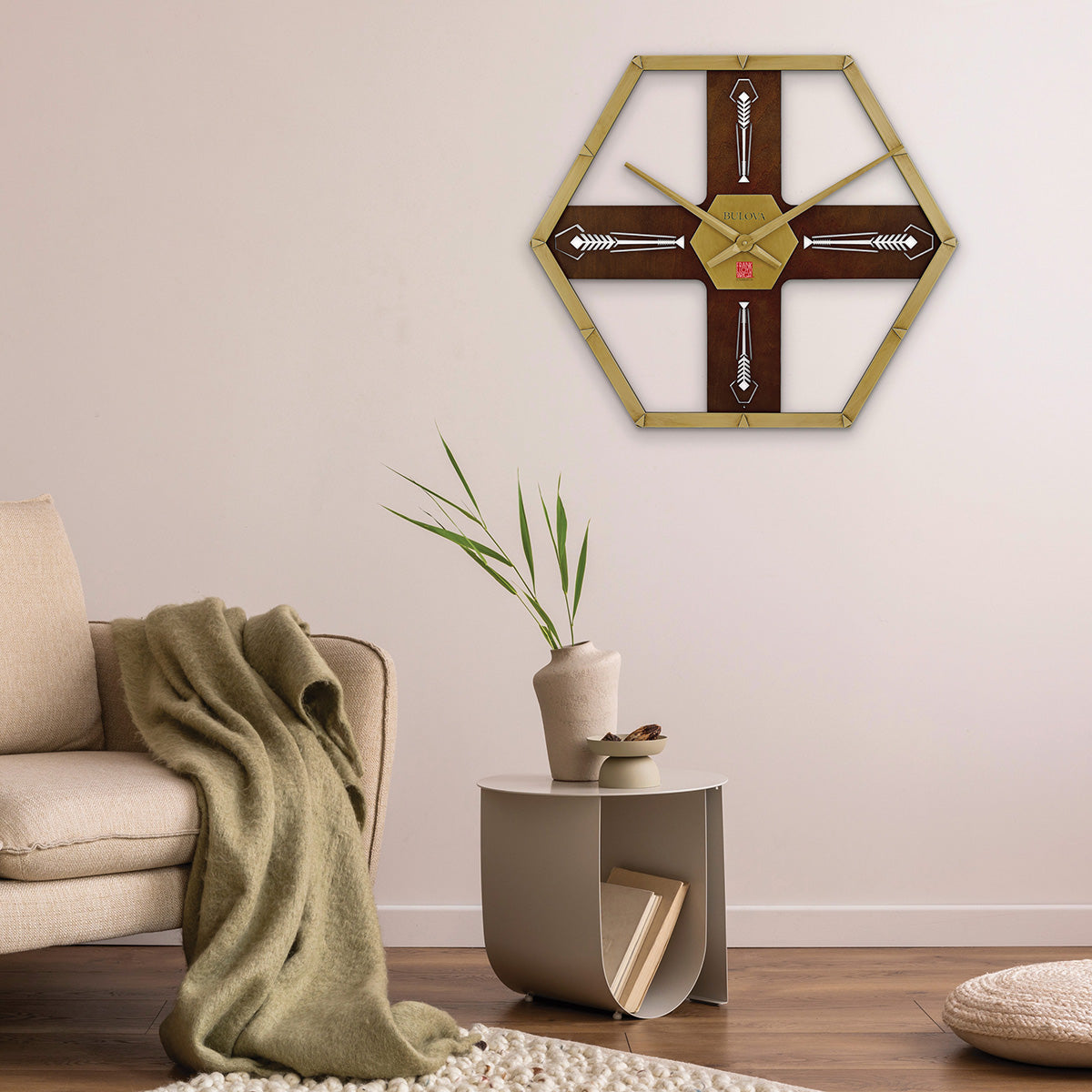 Reloj de pared Bulova Imperial Frank Lloyd Wright