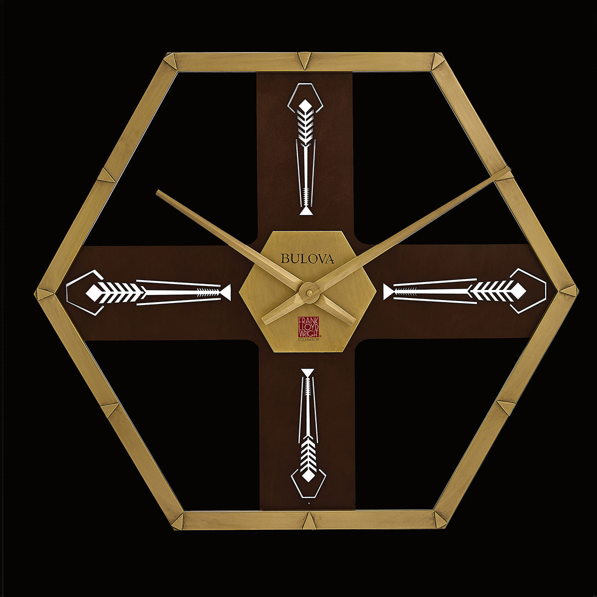 Reloj de pared Bulova Imperial Frank Lloyd Wright
