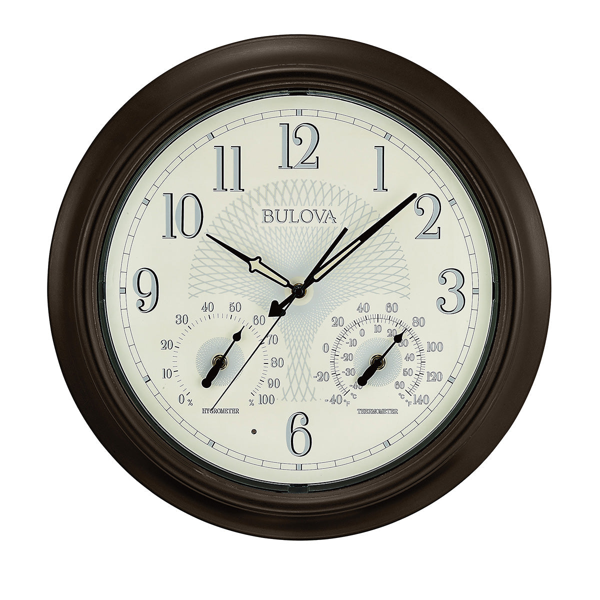 Reloj de pared para exteriores con LED Bulova Weather Master